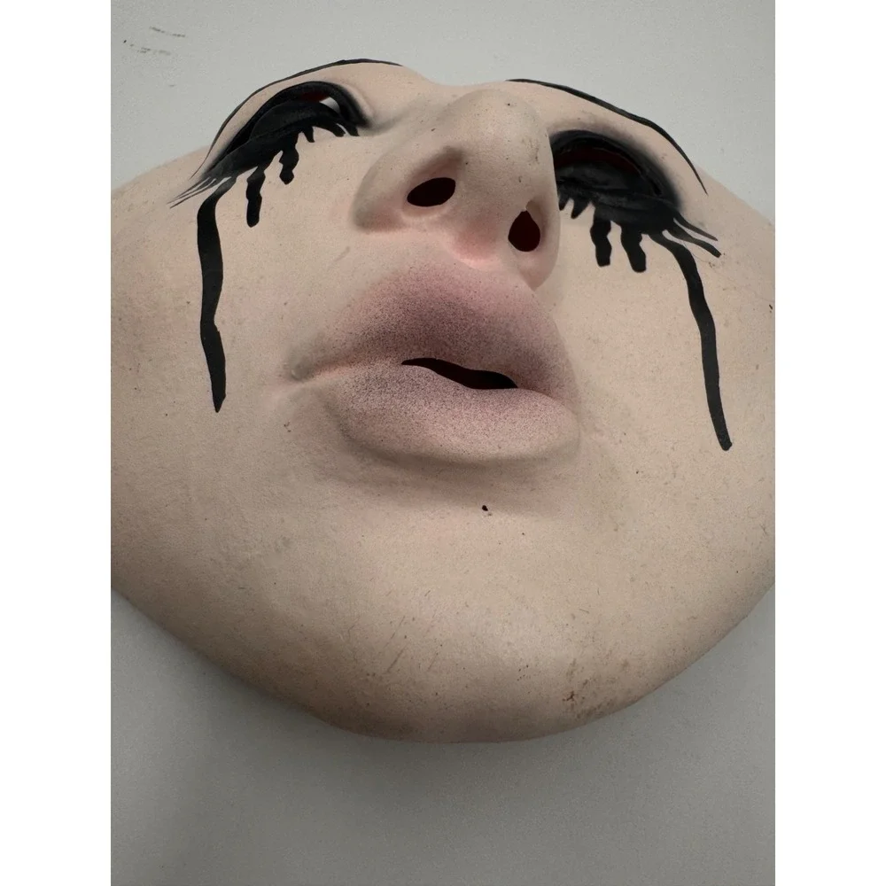 Fun Scary Nun Mask FUN4080 Unisex OS‎ Beige Elastic Band Halloween Costume NWT